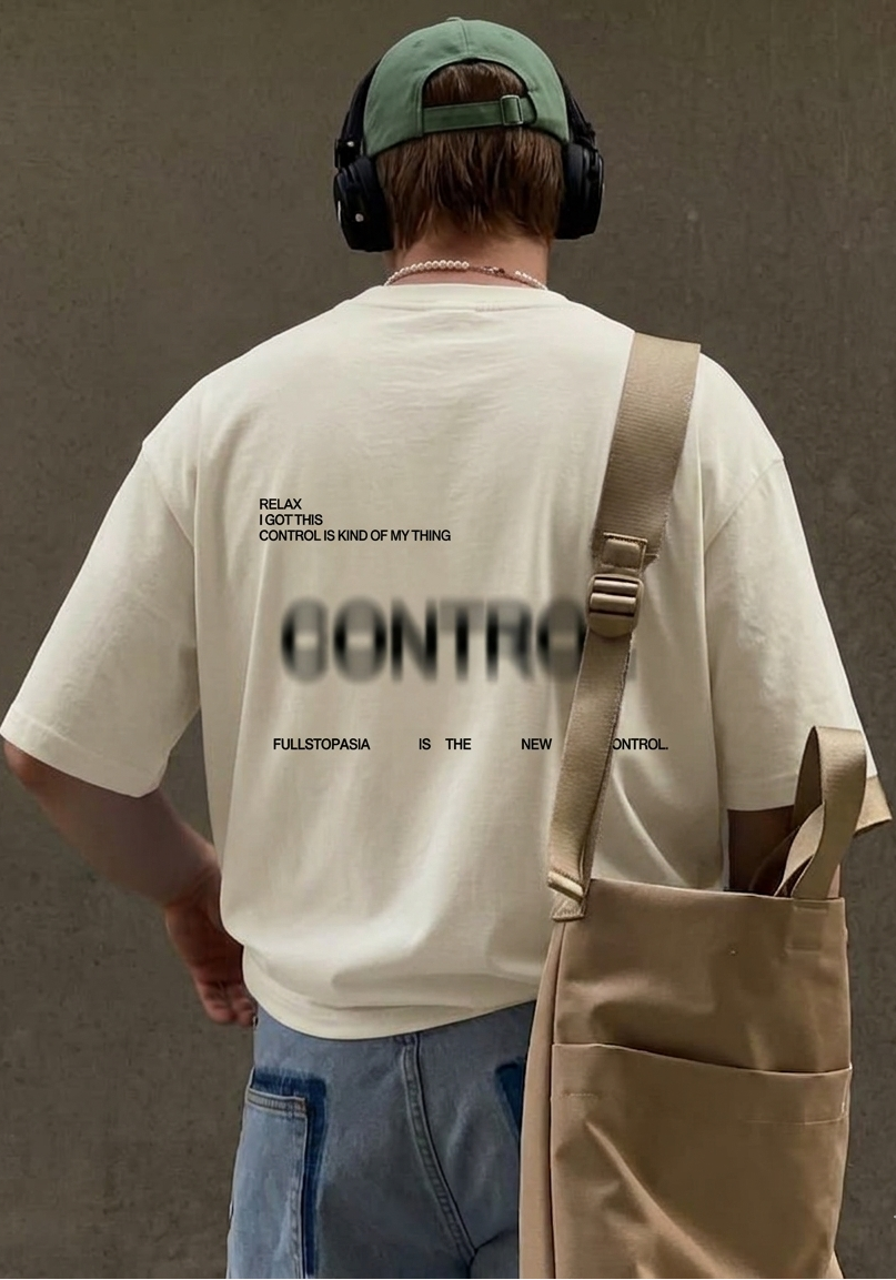CONTROL | FULLSTOP | OVERSIZED T-SHIRT