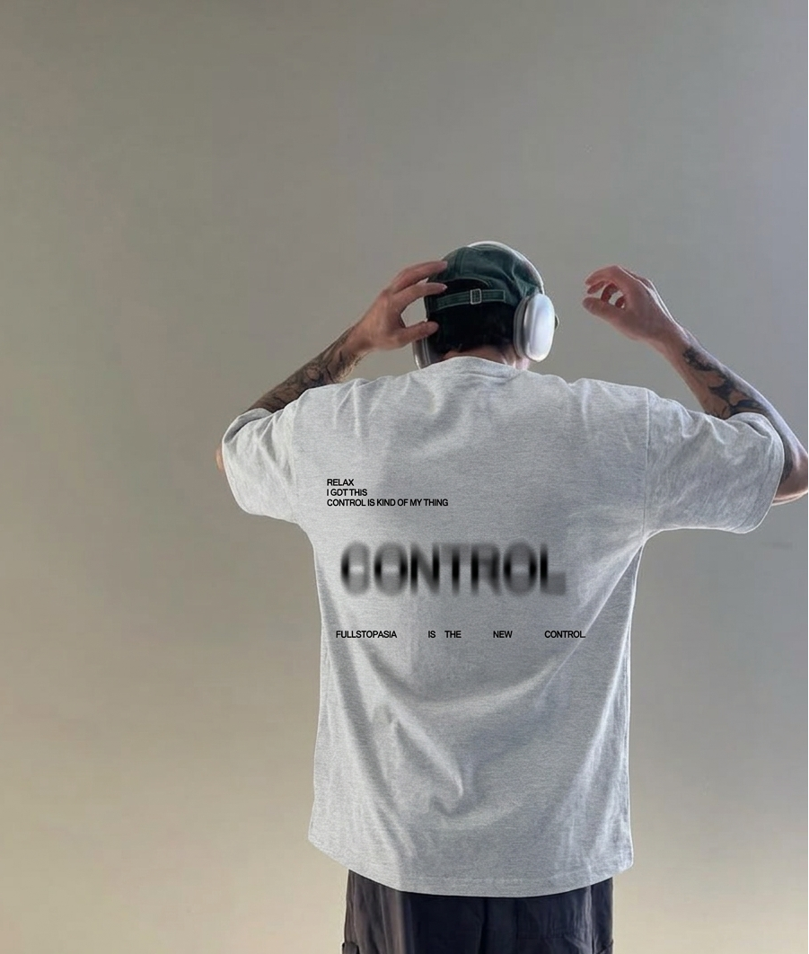 CONTROL | FULLSTOP | OVERSIZED T-SHIRT