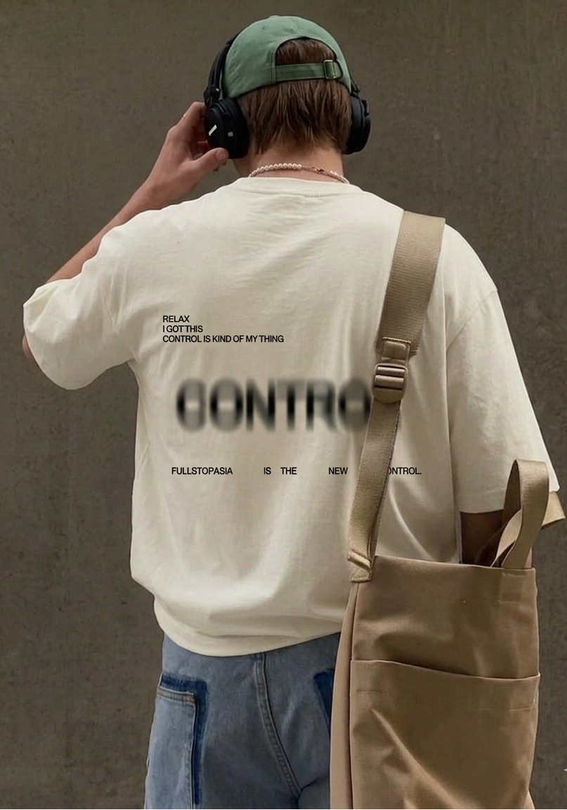CONTROL | FULLSTOP | OVERSIZED T-SHIRT