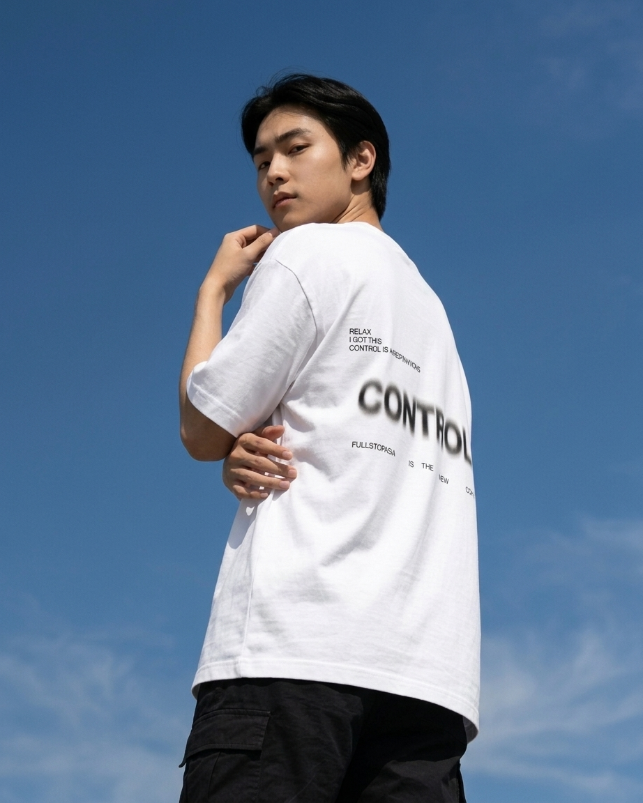 CONTROL | FULLSTOP | OVERSIZED T-SHIRT